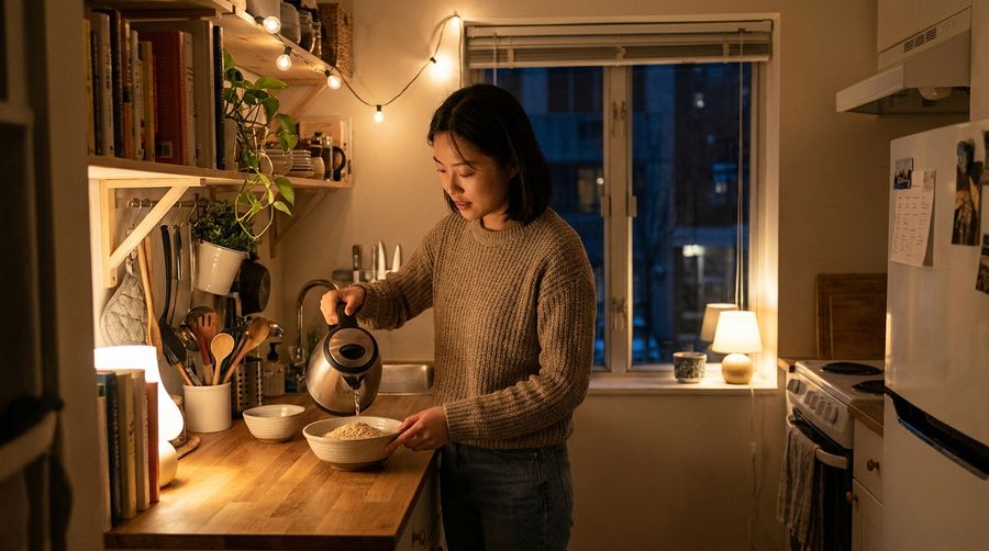 一個人租屋生病的夜晚，沒人煮飯怎麼辦