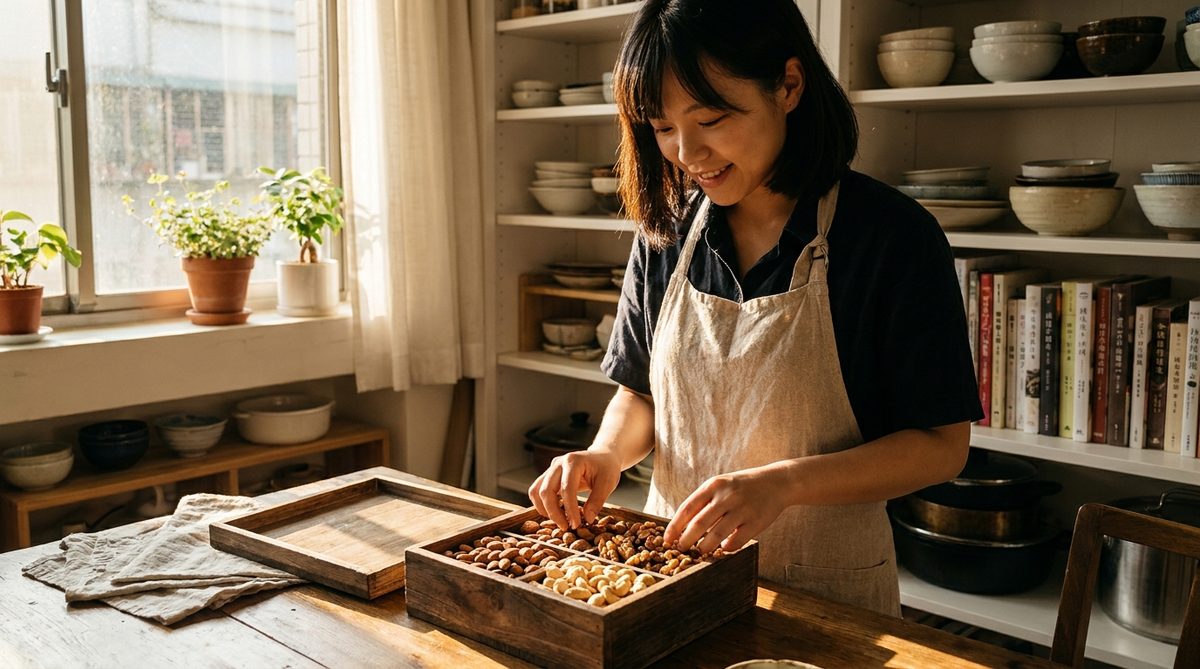 長距離的愛，裝進一罐堅果禮盒寄回家