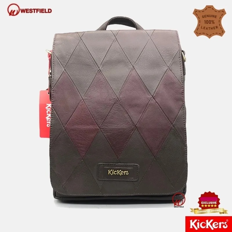 NEW ARRIVALS KICKERS PREMIUM LEATHER 3 IN 1 BACKPACK SLING BAG KIC S 89880 Westfield Malaysia