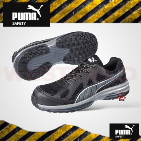 PUMA Black Safety Pursuit Low ASTM SD Sneakers & Athletic Shoes