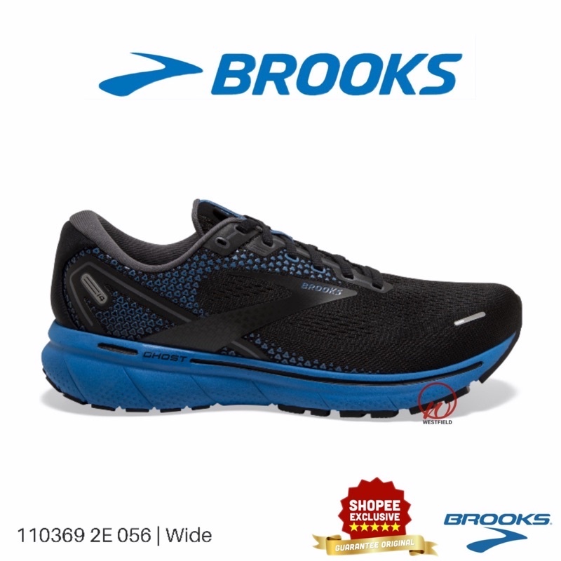 BROOKS MEN S GHOST 14 WIDE 2E CUSHIONING RUNNING SHOE 110369 2E 056 Wide Plus Size Available 11 12 13 Westfield Malaysia