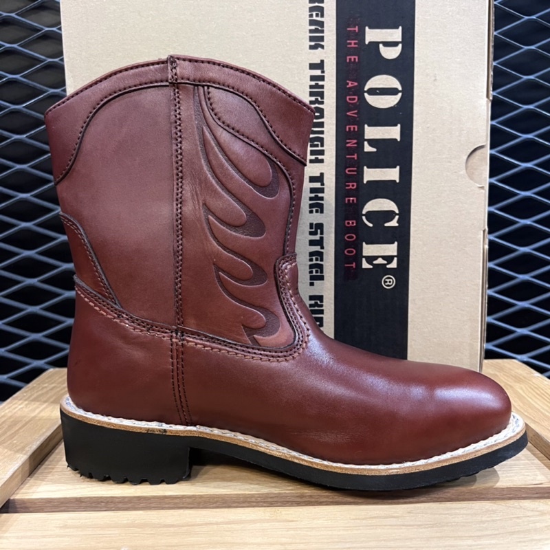ORIGINAL POLICE MEN S WATER RESISTANT LEATHER SAFETY BOOT SHOE