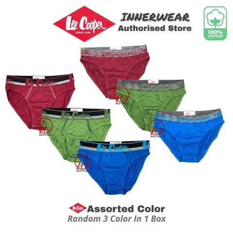 MyRunway  Shop Lee Cooper Navy & Red Seamless Underwear 3-Pack
