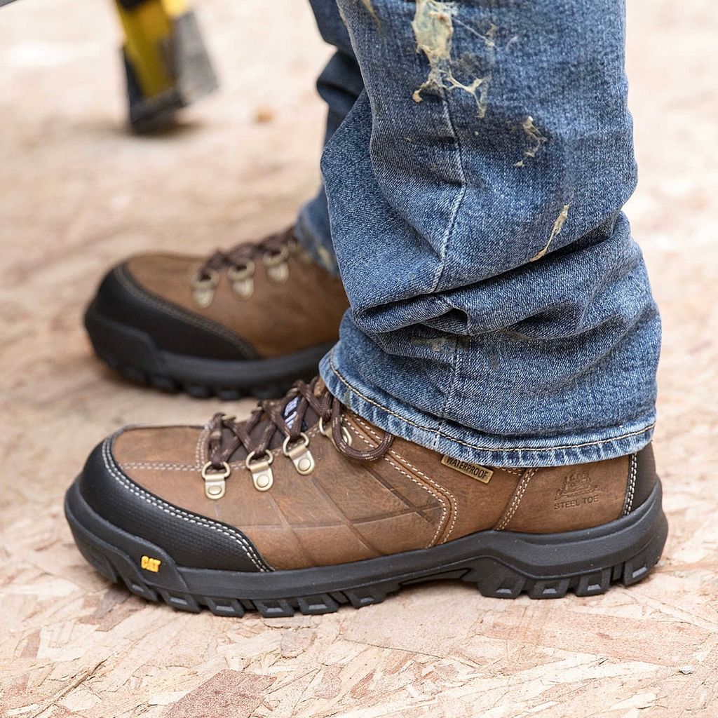 CATERPILLAR® Men's Threshold Waterproof Steel Toe Safety Work Boots Shoe (  90935 ) – Westfield Malaysia