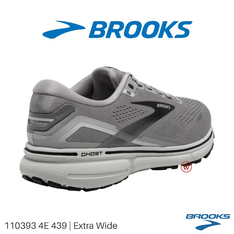 Brooks Men s Ghost 15 4E Extra Wide Carbon Neutral Cushioning Running Shoe 110393 4E 098 Westfield Malaysia