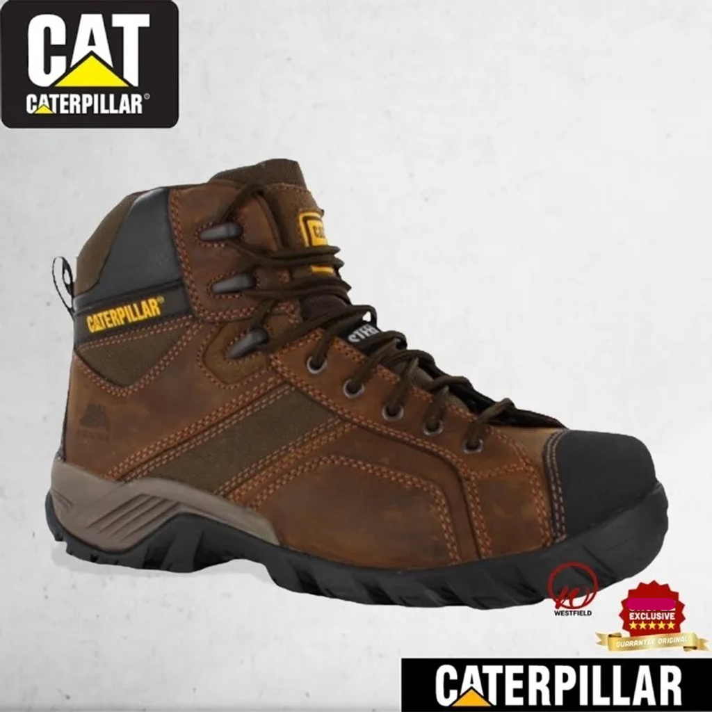 CATERPILLAR MEN S ARGON HIGH ZIP SAFETY STEEL TOE BOOTS SHOE Westfield Malaysia