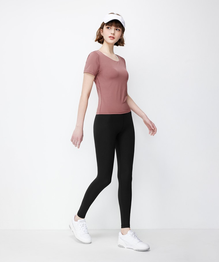 運動短袖Bra上衣-女