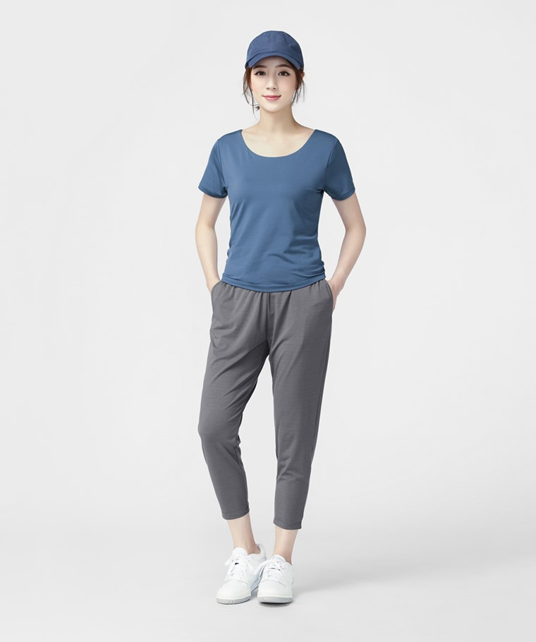 運動短袖Bra上衣-女