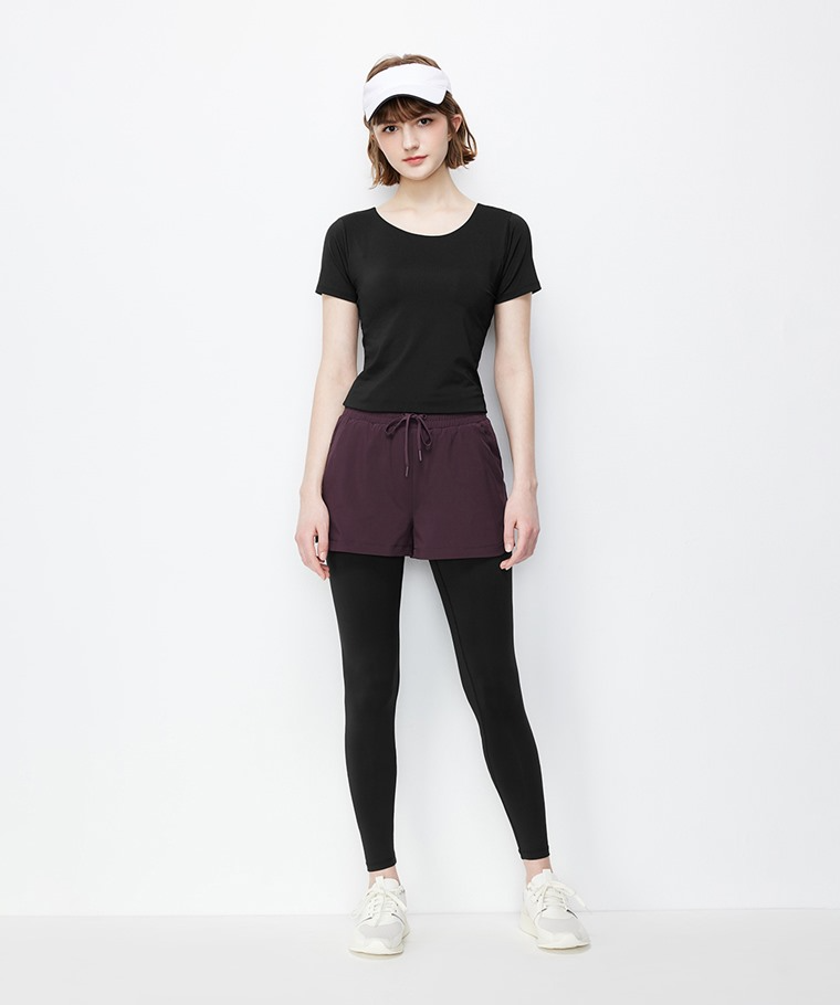 運動短袖Bra上衣-女