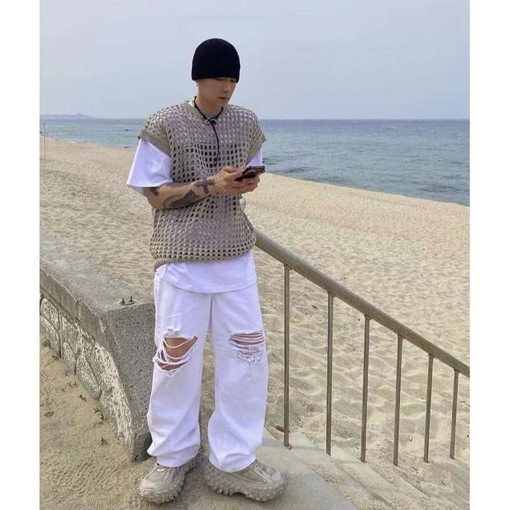 LINE_ALBUM_純白 雙膝 破壞 牛仔褲_230412_8