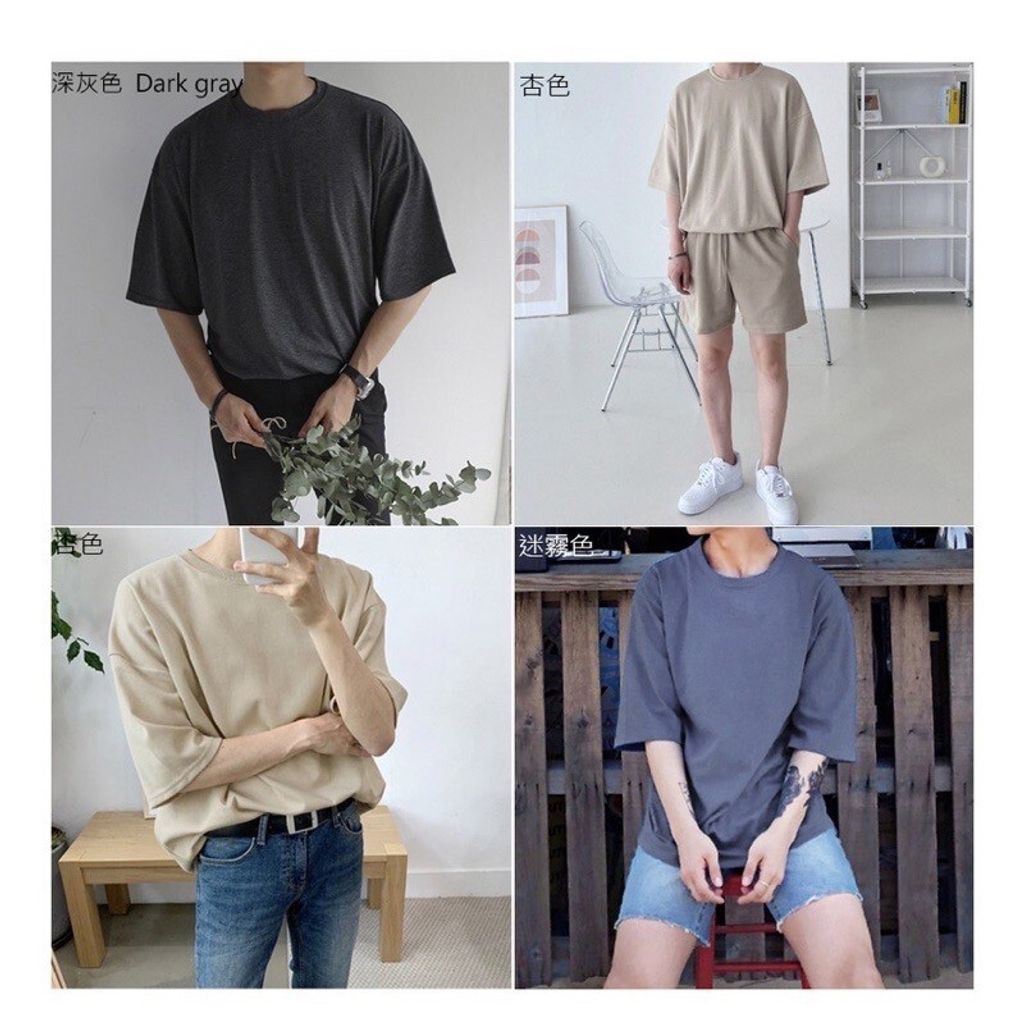 LINE_ALBUM_【RYO】韓國 🇰🇷 20色 Oversize 素色 打底 落肩 寬鬆 素TEE 短袖 五分袖_230413_2