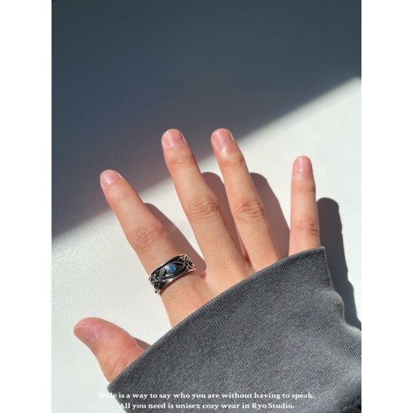 LINE_ALBUM_【RYO】平價飾品 ACC 盒裝 歐美 上帝之眼 復古 荷魯斯之眼 可調節 開口戒_230413_5