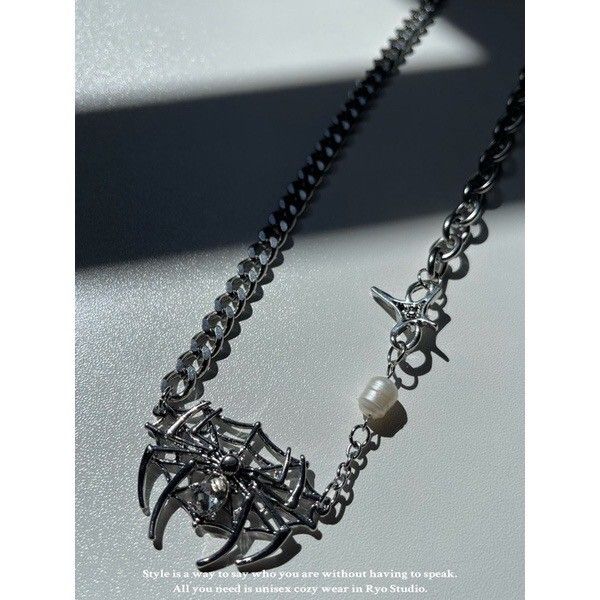 LINE_ALBUM_【RYO】平價飾品 ACC 盒裝 蜘蛛 古巴 暗黑 珍珠 古巴鍊 項鍊_230417_5