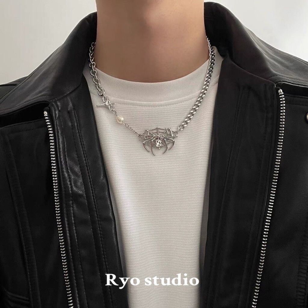LINE_ALBUM_【RYO】平價飾品 ACC 盒裝 蜘蛛 古巴 暗黑 珍珠 古巴鍊 項鍊_230417_0