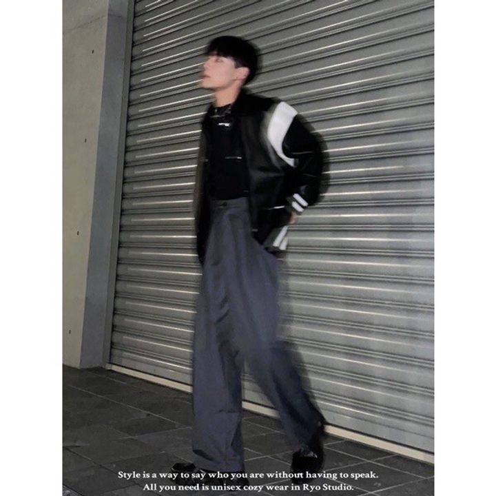 LINE_ALBUM_【RYO】韓國 🇰🇷 槍背帶 翻領 機車皮衣 皮革 皮衣 寬鬆 棒球外套_230601_7