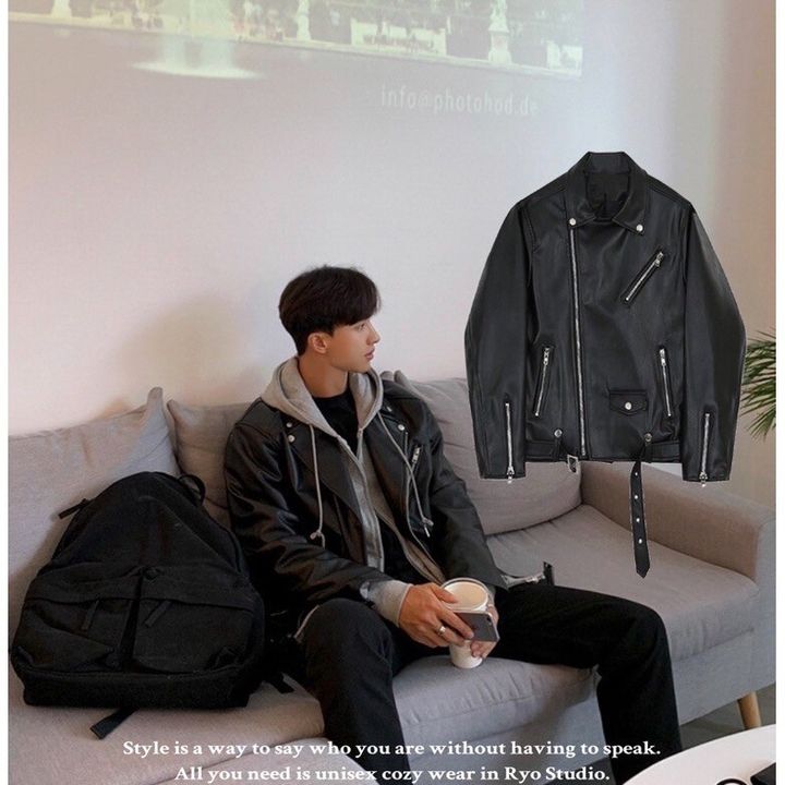 LINE_ALBUM_【RYO】韓國 🇰🇷 金屬拉鍊 翻領 機車皮衣 休閒 外套_230601_9