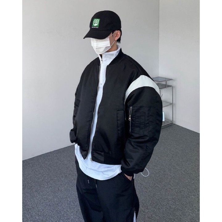 LINE_ALBUM_【RYO】韓國選貨 🇰🇷 Korea select 蒂爾巴 經典 短版 白線 寬鬆 棒球外套_230601_10