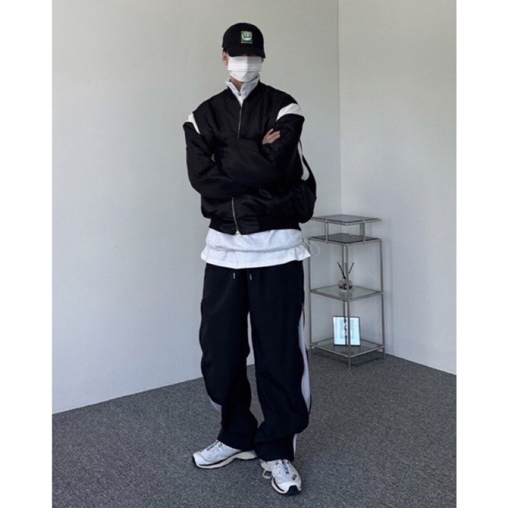 LINE_ALBUM_【RYO】韓國選貨 🇰🇷 Korea select 蒂爾巴 經典 短版 白線 寬鬆 棒球外套_230601_3