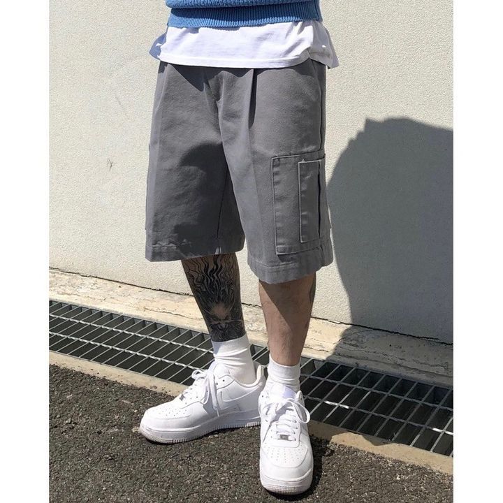 LINE_ALBUM_【RYO】韓國選貨 🇰🇷 Korea select 牛仔 闊腿 街頭 口袋 工裝 工作褲 五分褲_230601_8
