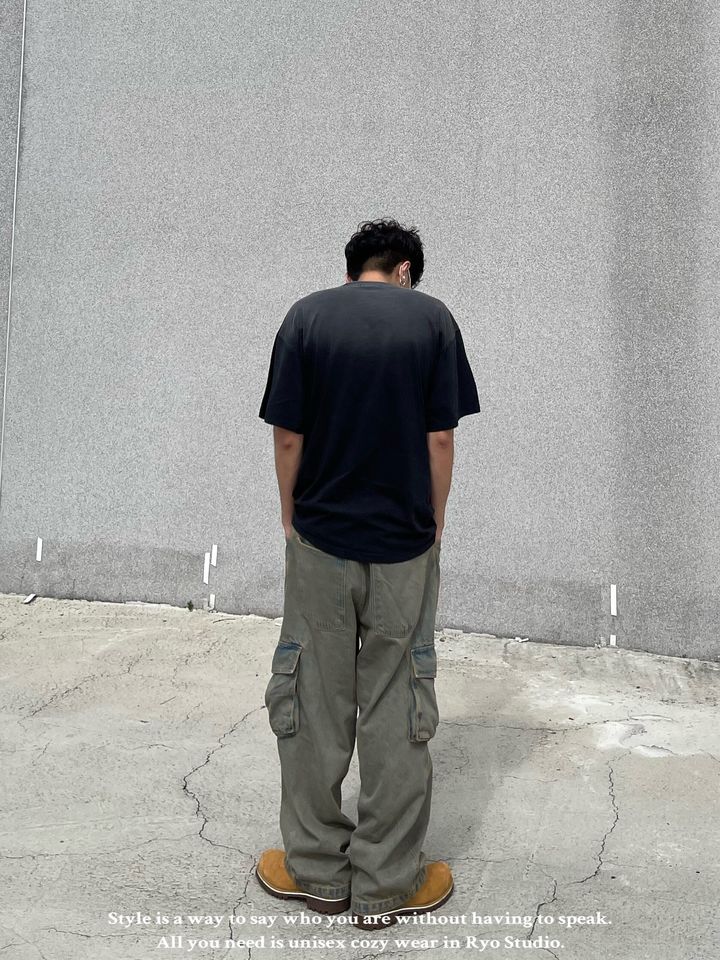 LINE_ALBUM_【RYO】🇰🇷 Raucohouse 簡約 水洗 刷白 彩虹 寬鬆 短袖 短T_230601_0