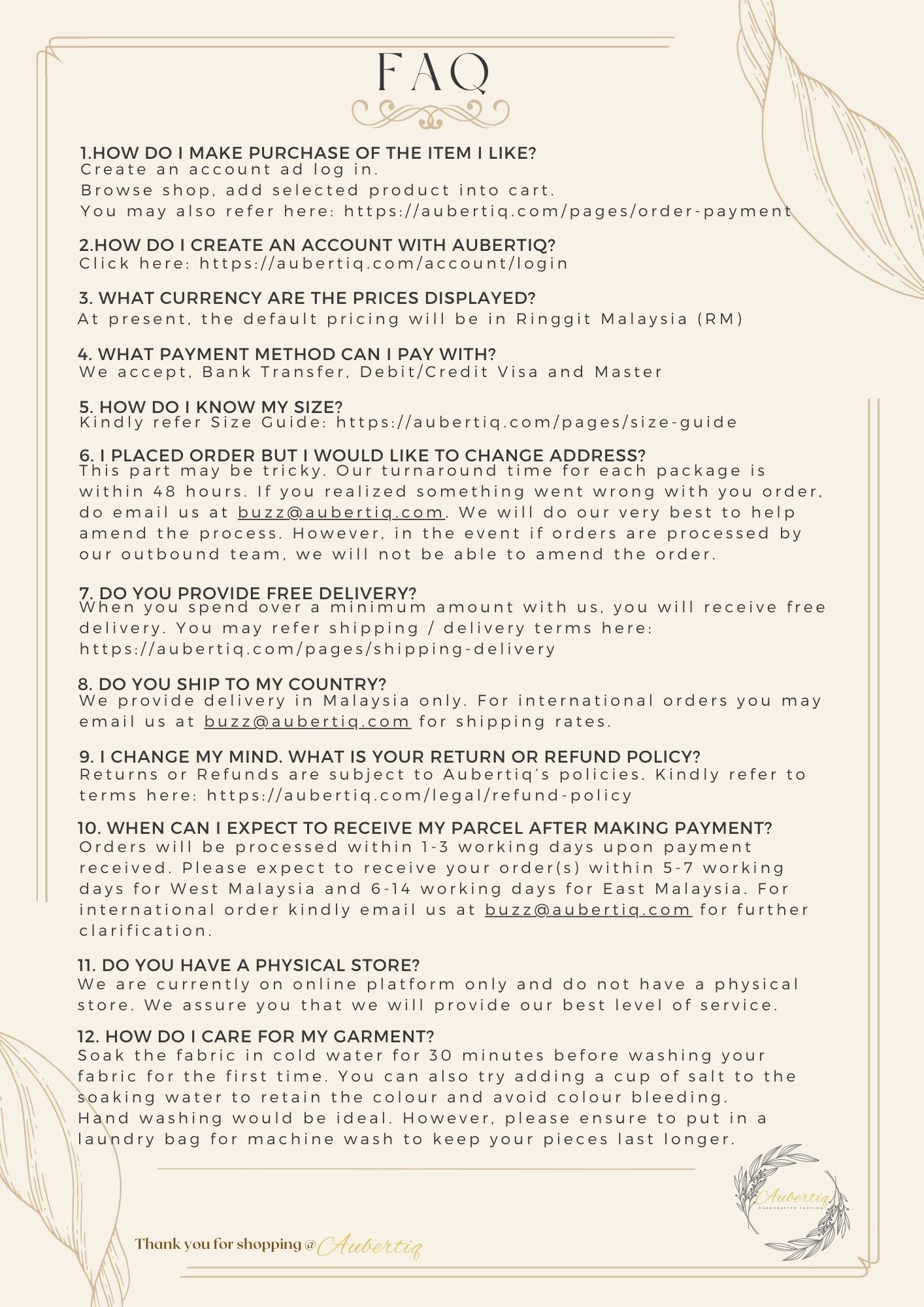 FAQ (1)