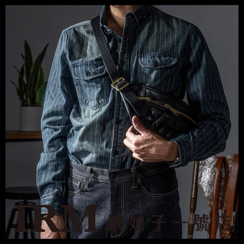 菱格植鞣真皮牛皮腰包_08