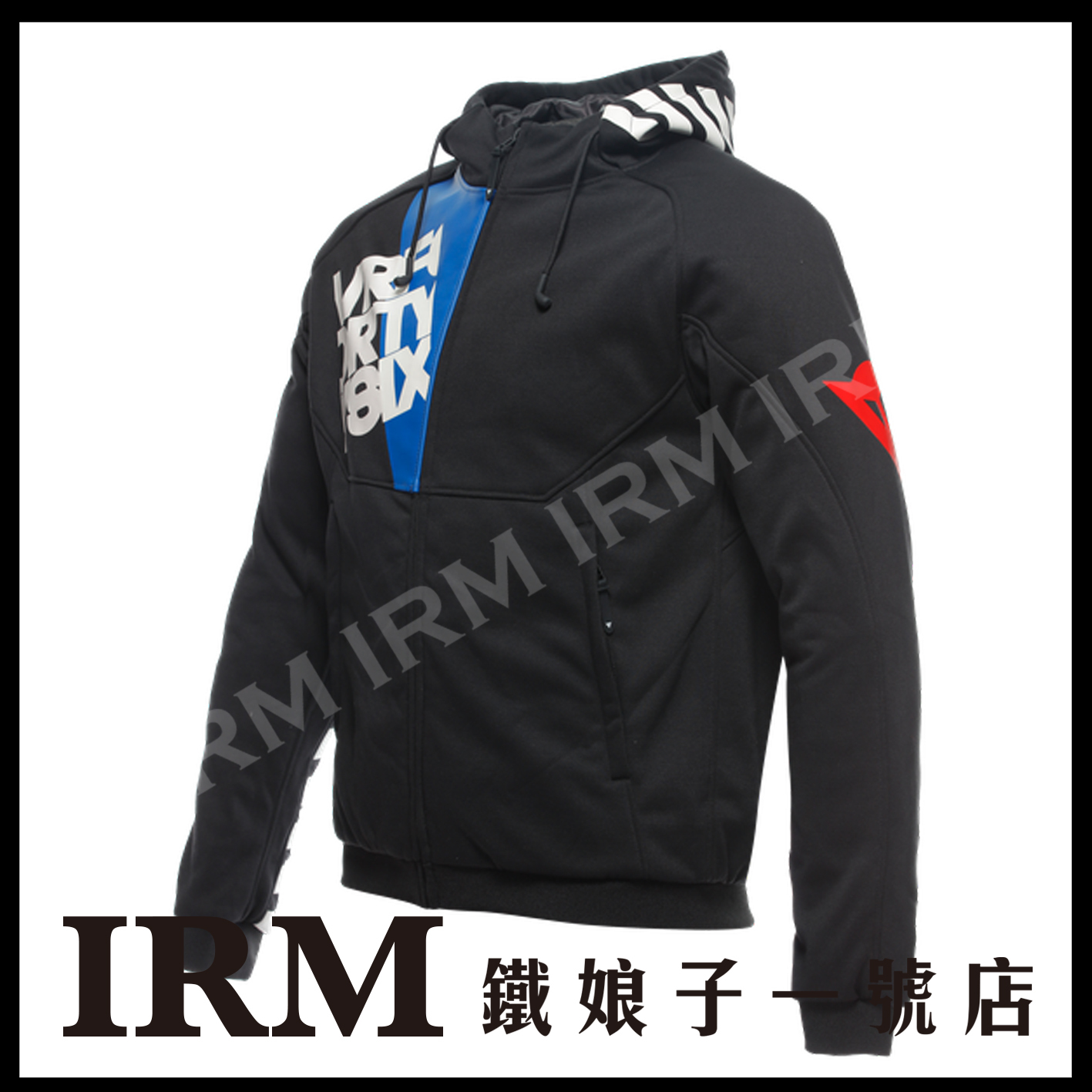 義大利DAINESE【VR46 DAEMON-X SAFETY HOODIE FULL ZIP】 – 鐵娘子一號店