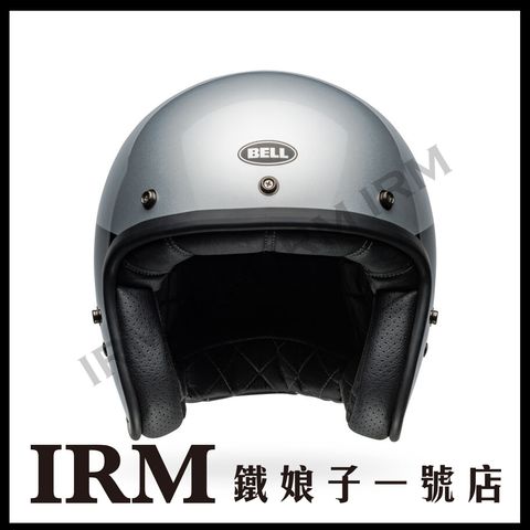 bell-custom-500-street-motorcycle-helmet-chassis-gloss-silver-black-front