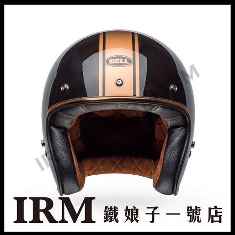 bell-custom-500-culture-classic-open-face-motorcycle-helmet-rally-gloss-black-bronze-front