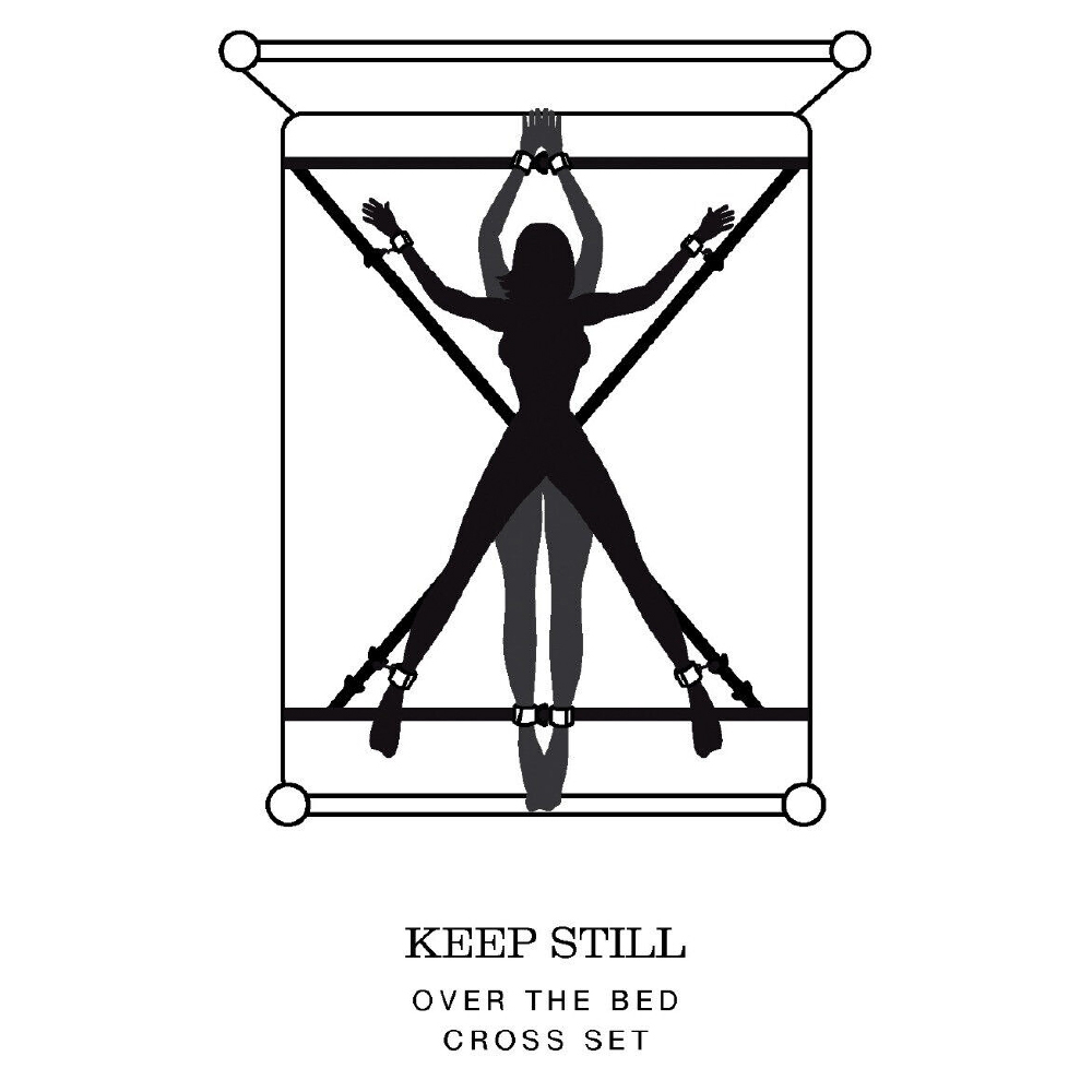 黑銀 床上束縛豪華套組-AD-6