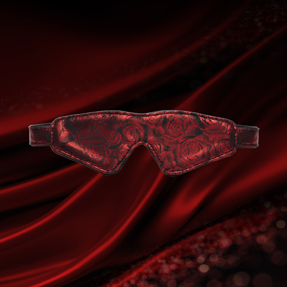 黑紅玫瑰眼罩-AD-8