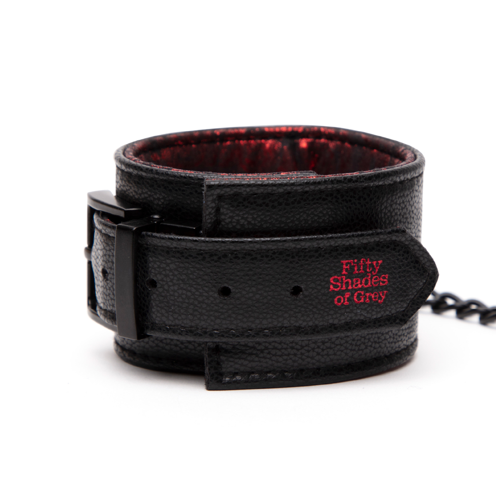 黑紅玫瑰手腕束縛帶-AD-4