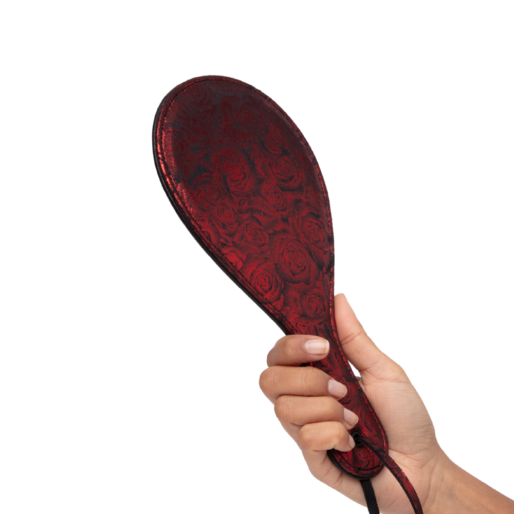 黑紅玫瑰圓形手拍-AD-6