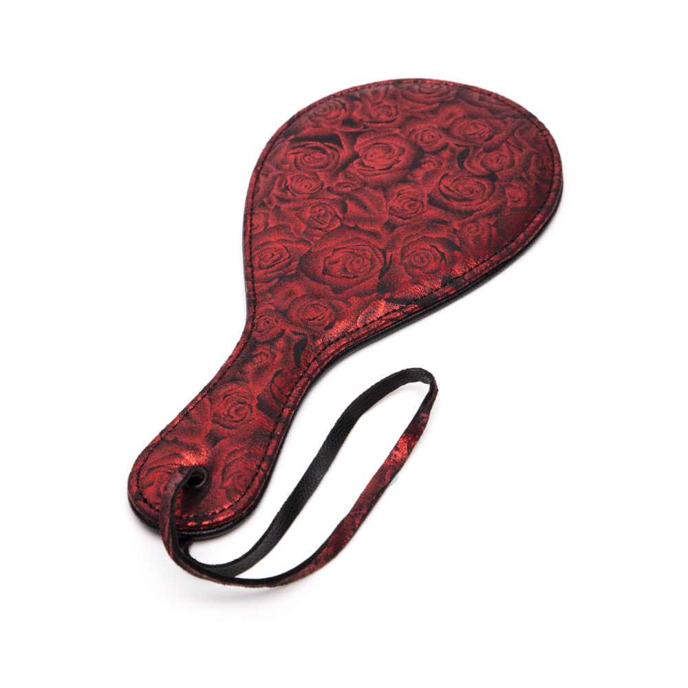 黑紅玫瑰圓形手拍-AD-4