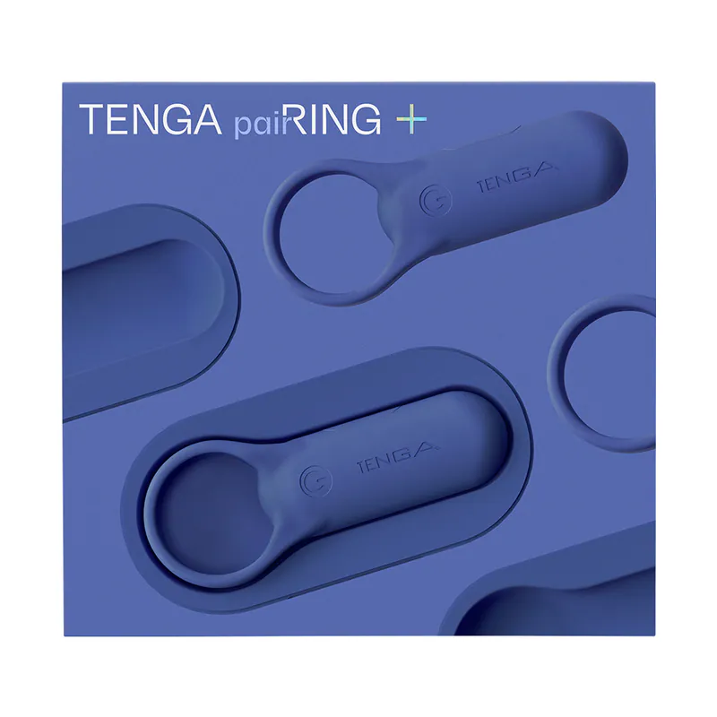 TENGA paiRING+ 配悅環 加強版 深藍 01