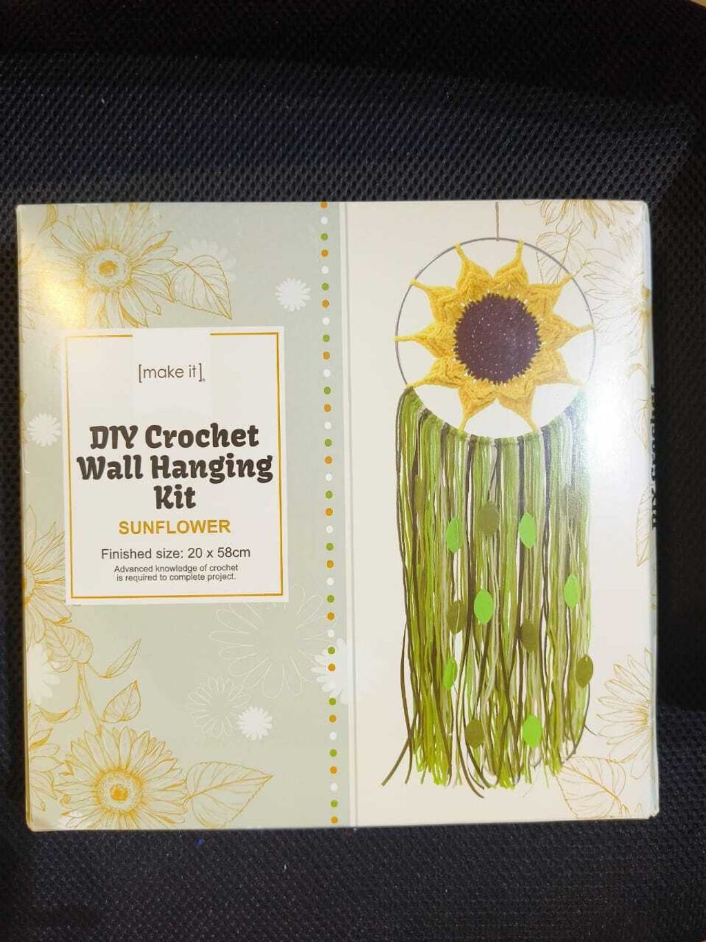 Crochet HAnging Sunflower