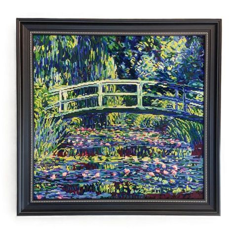 Water Lilies & Japanese Bridge