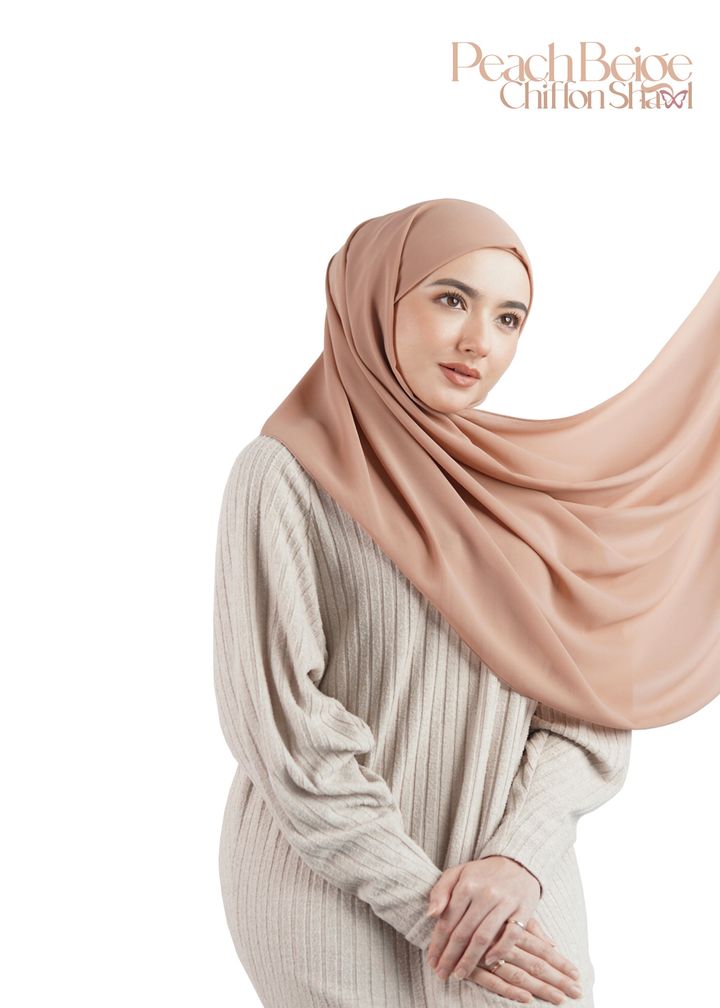 Chiffon - Peach Beige 2