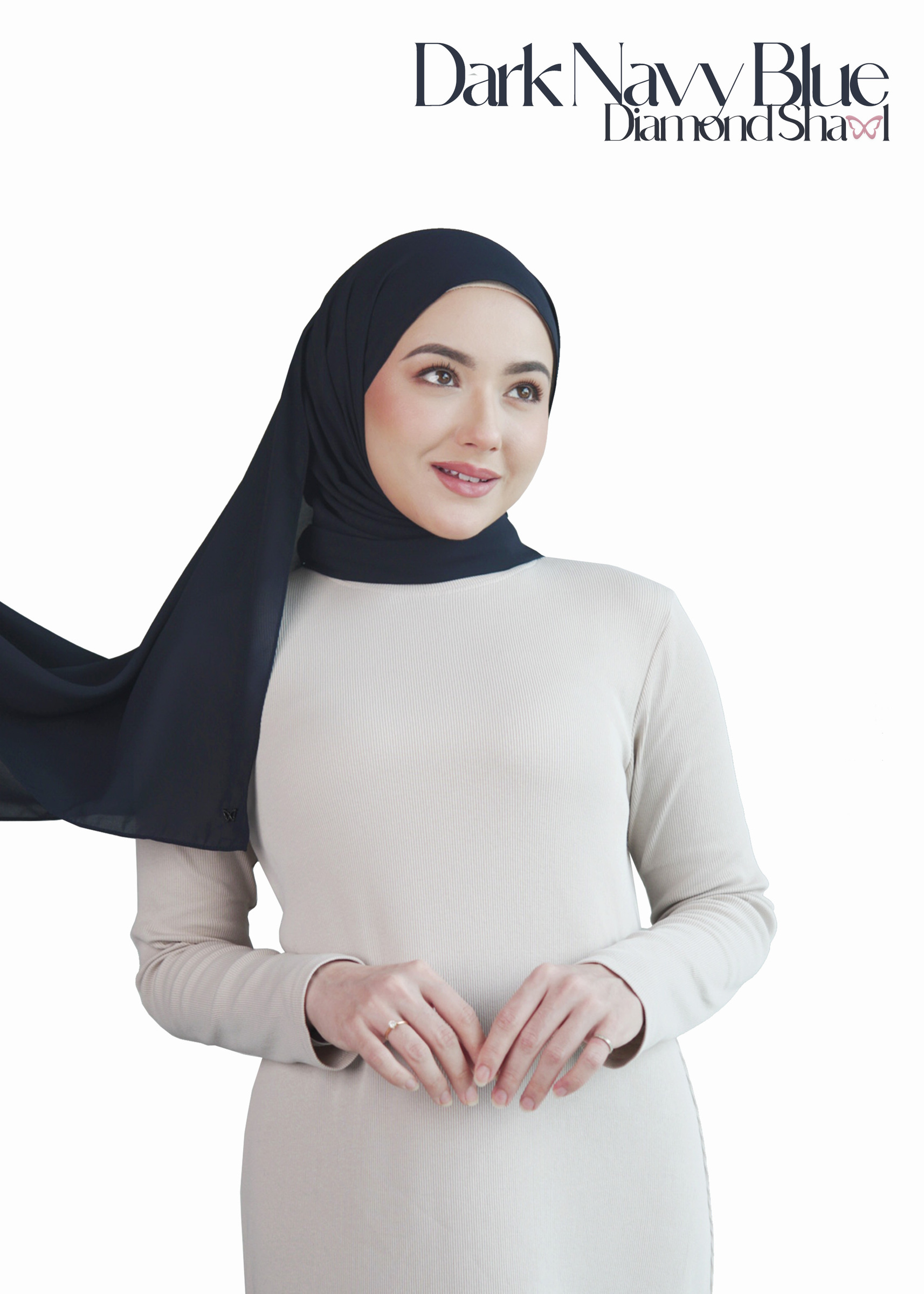 Long Shawl Nadra Luxe - 24 Estate Blue main image 0
