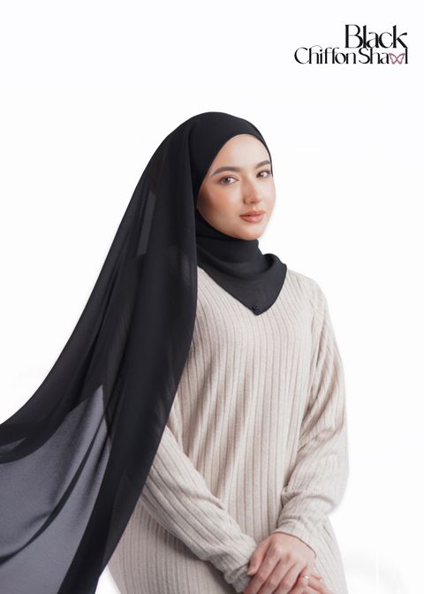Chiffon - Black 1