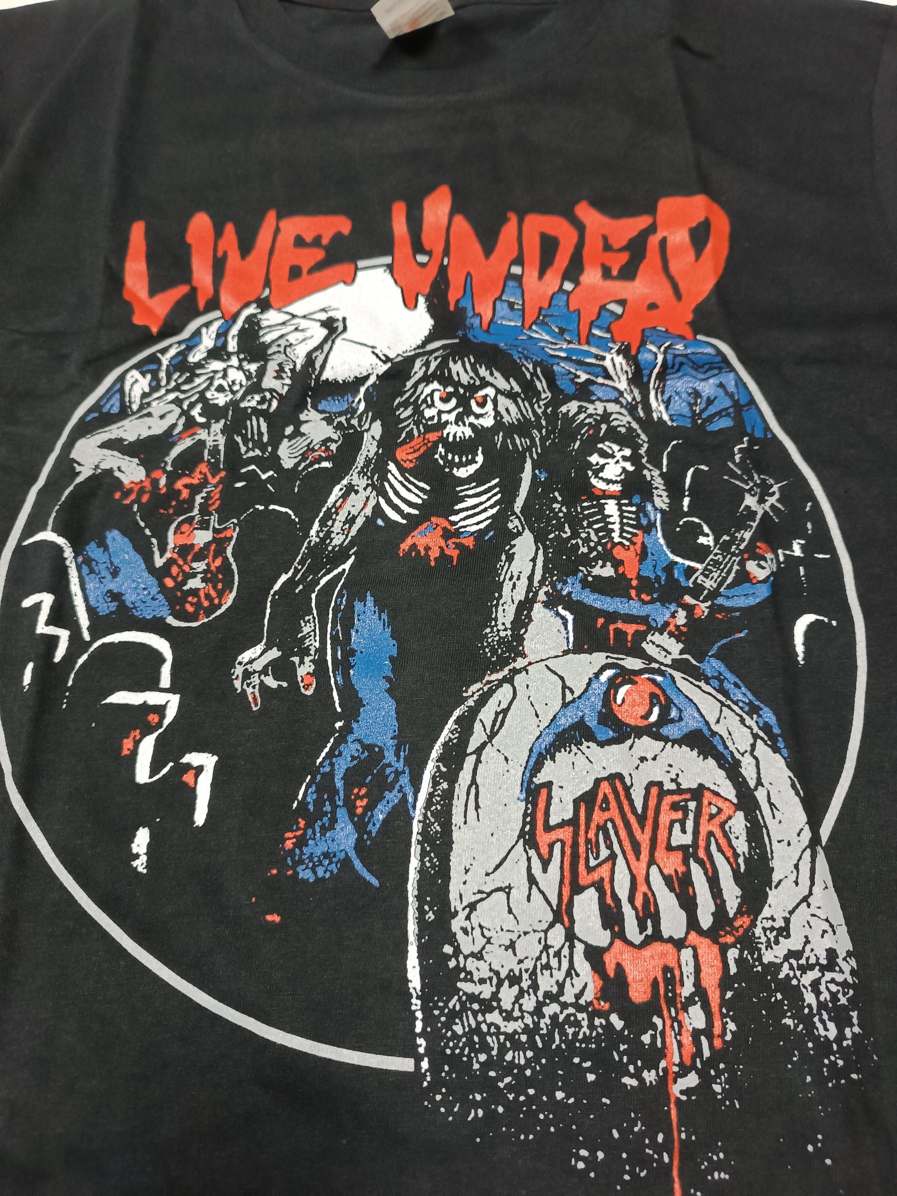 Camiseta Slayer - Live Undead