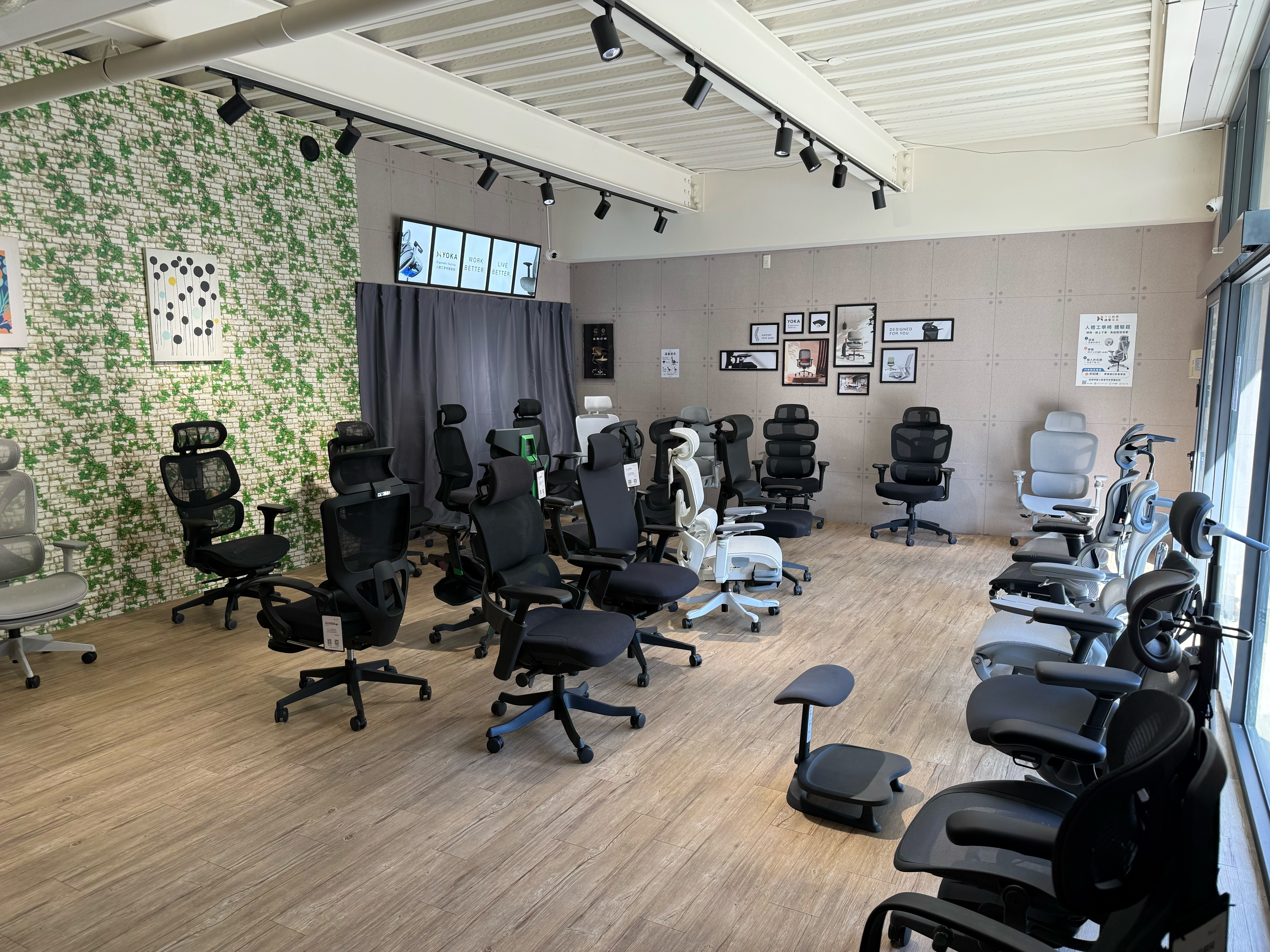 竹北人體工學椅辦公椅電腦椅展示 YOKA佑客家具