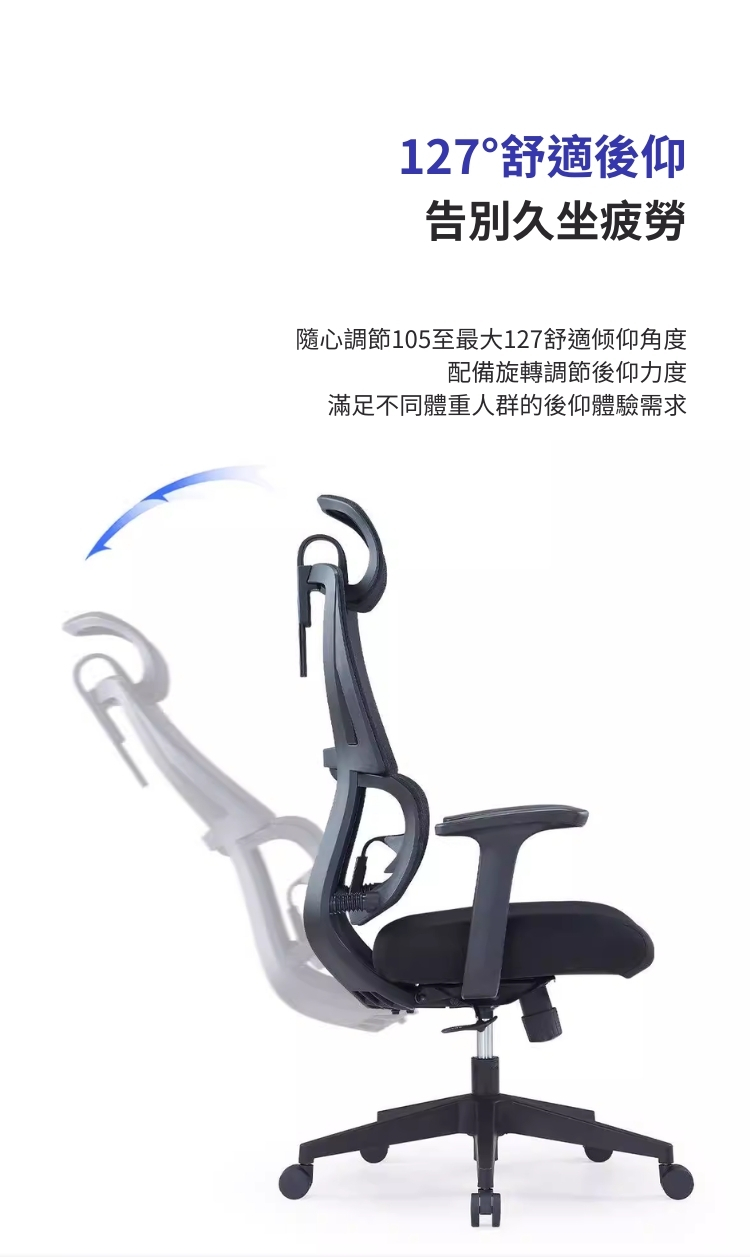 351人體工學椅｜辦公室工作椅推薦