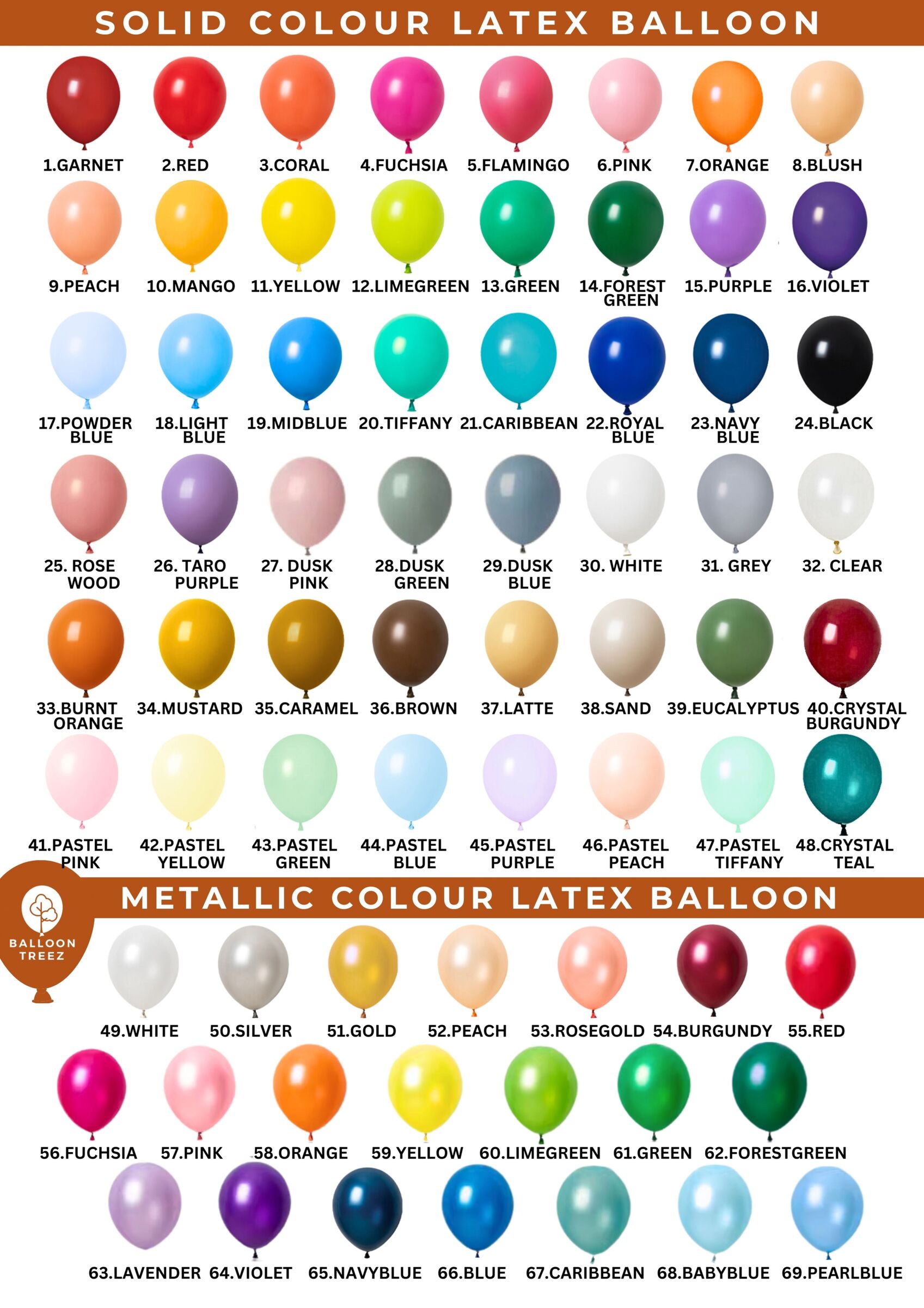 12'' latex colour