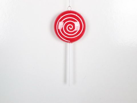 Lollipop 聖誕紅白棒棒糖-吊飾-1