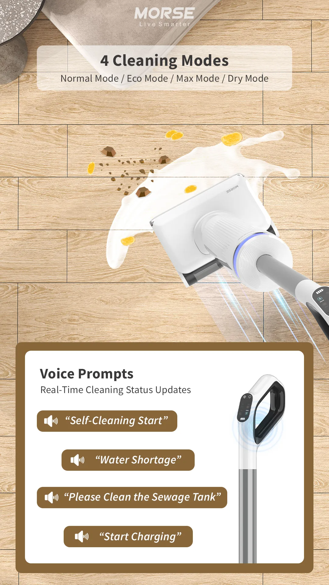 4 cleaning mode
