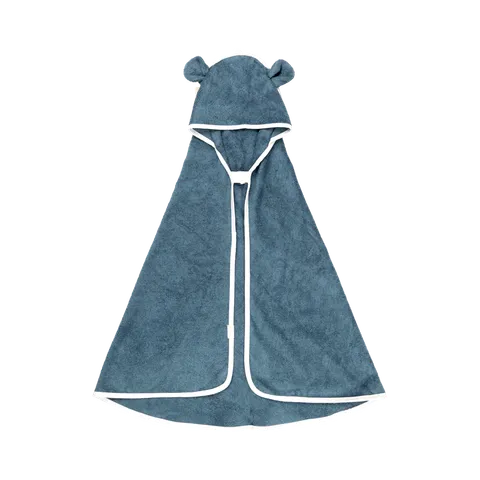 Hooded Baby Towel - Bear - Blue Spruce 藍熊(primary)
