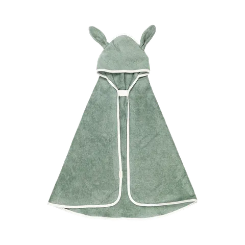 Hooded Baby Towel - Bunny - Eucalyptus 亞麻綠兔(primary)1000