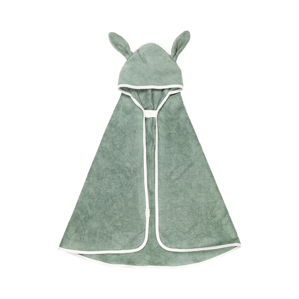 Hooded Baby Towel - Bunny - Eucalyptus 亞麻綠兔(primary)1000