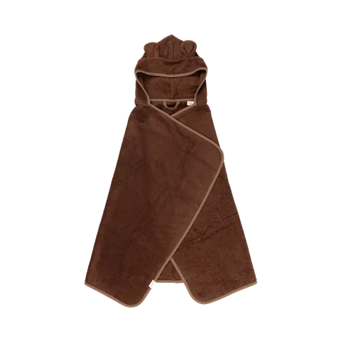 Hooded Junior Towel - Bear - Chocolate 巧克力熊(primary)